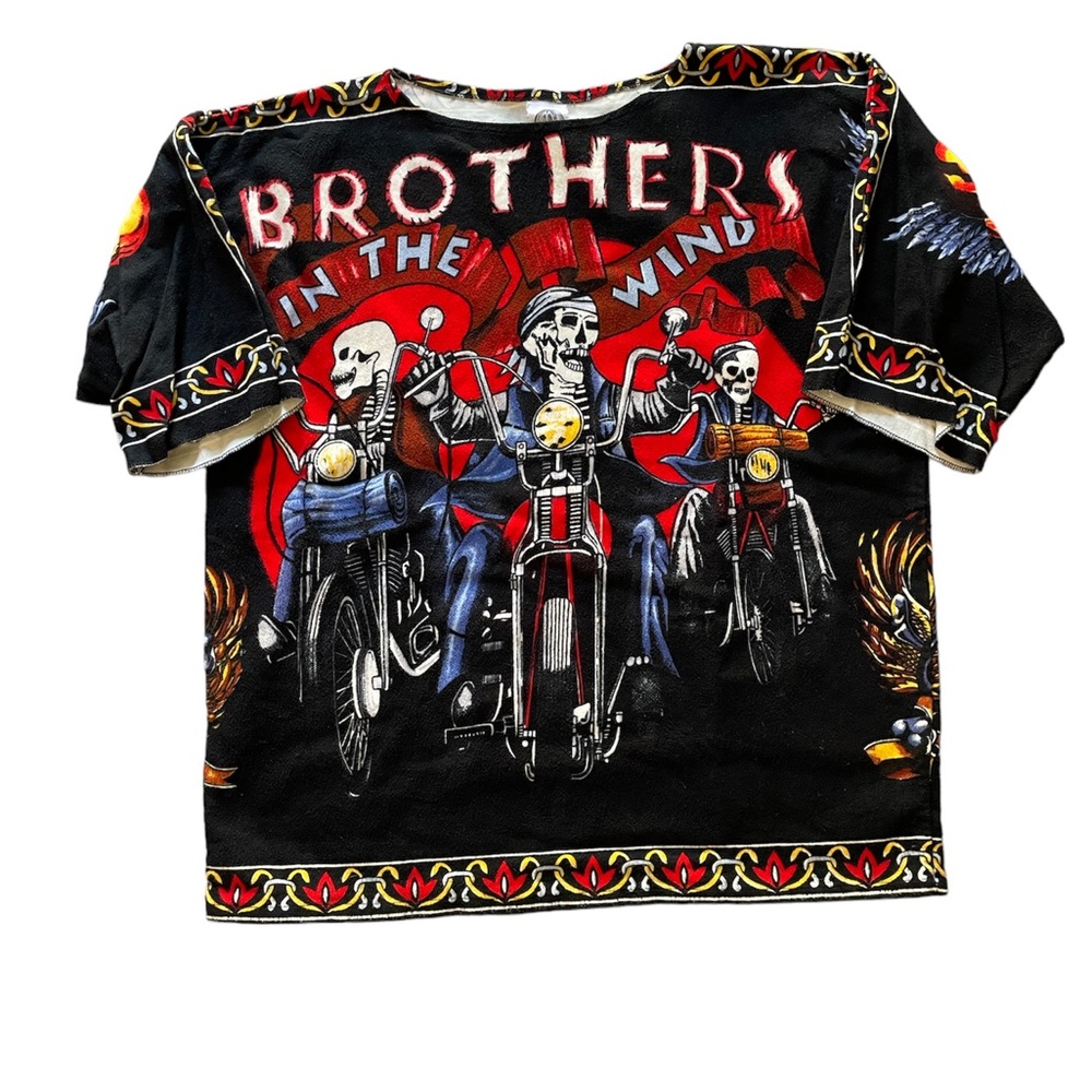 Vintage Brothers in the wind motorcycle shirt